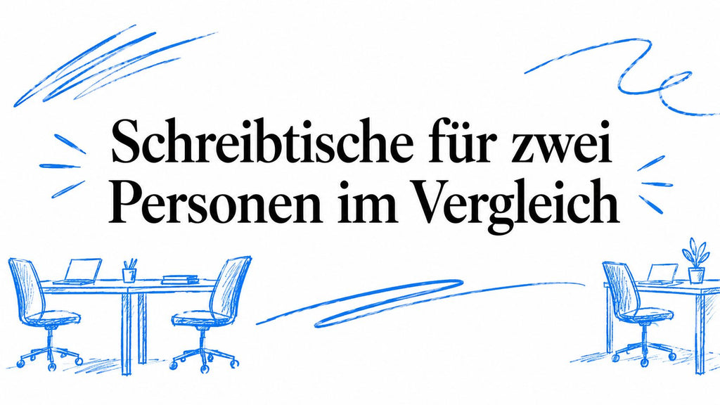 Schreibtische für zwei Personen im Vergleich